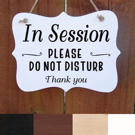 In Session Sign - Etsy