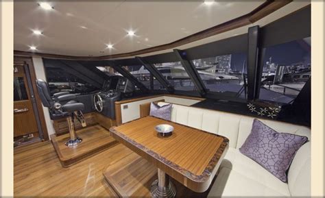 Ocean Alexander 85Euro-Helm-Custom Yacht Interior Design-Destry Darr Designs | Yacht interior ...