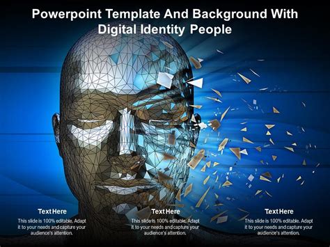 Powerpoint Template And Background With Digital Identity People | Presentation Graphics ...