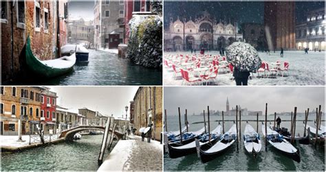 Snow in Venice? Tomorrow it is forecasted Snowfall, See how Venice looks in White | This is Italy