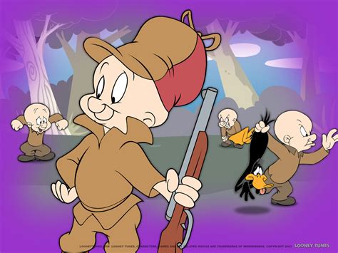 Elmer and Daffy - Bugs Bunny and Daffy Duck VS Elmer Fudd Wallpaper (23363268) - Fanpop