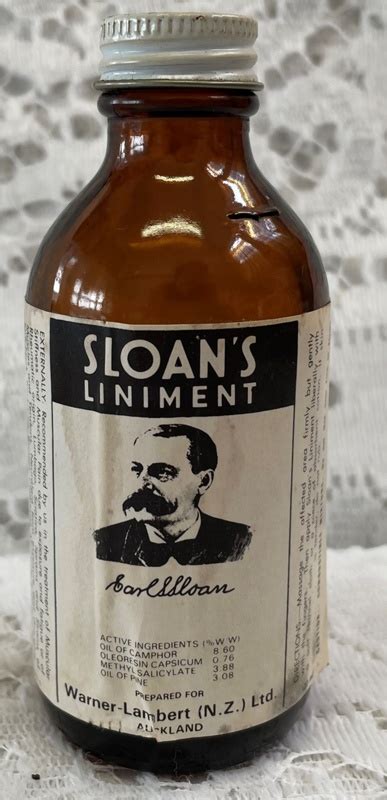 'Sloan's' Liniment Bottle; Warner-Lambert N.Z Ltd; 2022.0256 | eHive