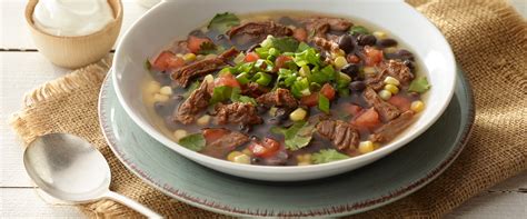 Hearty Beef & Black Bean Soup - Hormel Foods