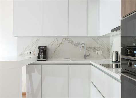 Modern kitchen interior with furniture and appliances · Free Stock Photo