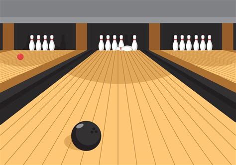 Vector Bowling Alley 106110 Vector Art at Vecteezy