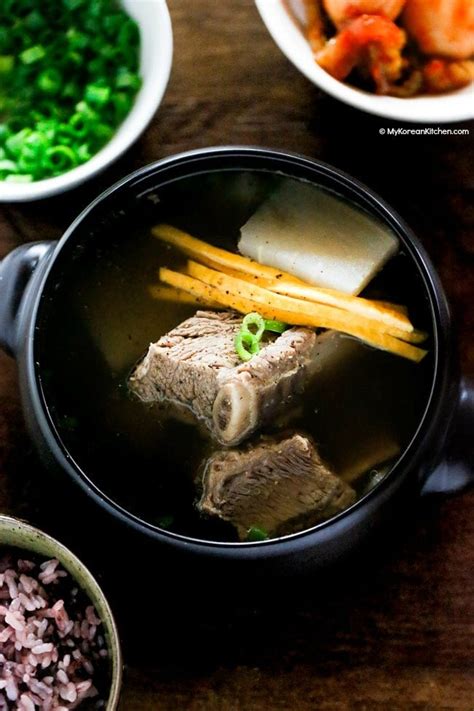 Galbitang (Beef Short Rib Soup) - My Korean Kitchen