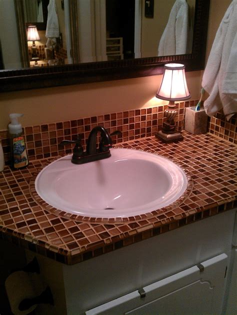 Bathroom Tile Countertop Ideas : Granite Countertops simple color ...