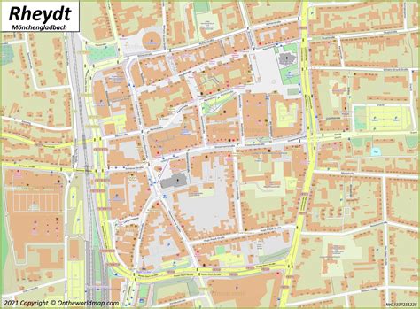 Mönchengladbach Map | Germany | Detailed Maps of Mönchengladbach