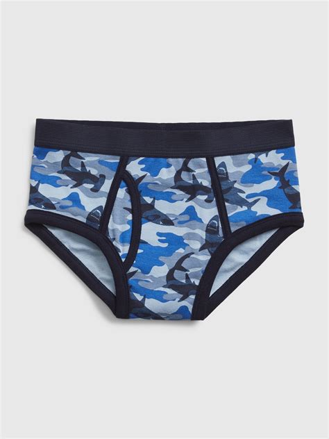 Kids Organic Cotton Shark Briefs (4-Pack) | Gap