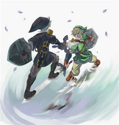 Link vs. Dark Link ~ #OoT Water Temple duel | Legend of Zelda Link | Pinterest | To be, Dark and ...