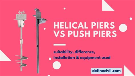 Push Piers vs. Helical Piers – Basics, Difference, Applications ...