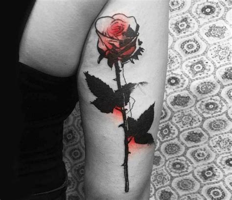 Red Rose tattoo by Thomas Acid | Post 21959