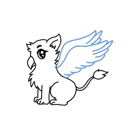 How to Draw a Griffin - Step by Step Easy Drawing Guides - Drawing Howtos