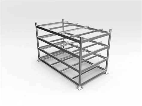 Flat Plate Steel Storage Rack - Bend Tech Group