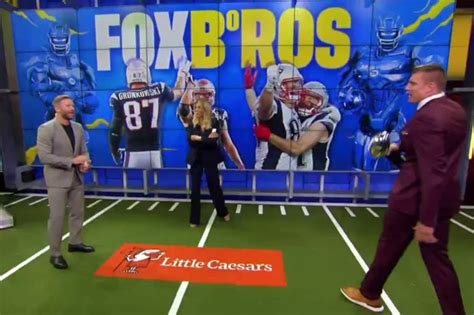 Rob Gronkowski and Julian Edelman leave viewers stunned on FOX NFL ...