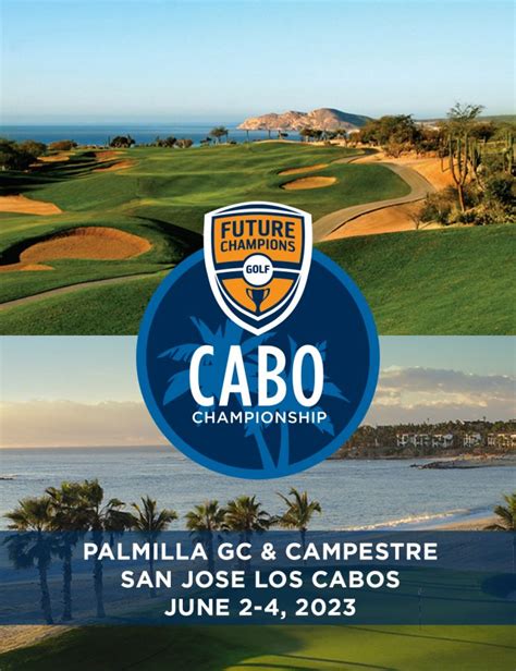 FCG ANNOUNCES 2ND ANNUAL FCG CABO WORLD SERIES CHAMPIONSHIP - The Golf Wire