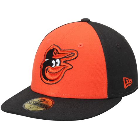 New Era Orange/Black Baltimore Orioles 2-Tone Patched Low Profile 59FIFTY Fitted Hat