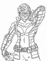 Batman Robin Nightwing Red Hood Drawing Sketch Coloring Page sketch template