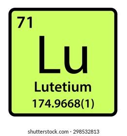 Element Lutetium Periodic Table Stock Illustration 298532813 | Shutterstock