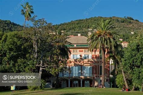 Italy, Liguria, Genoa, Nervi park, Villa Grimladi Fassio - SuperStock