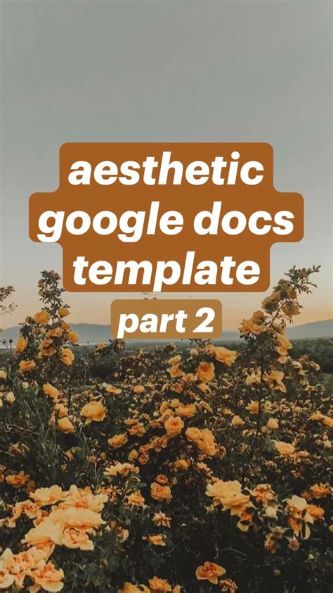 Google Docs Aesthetic Templates