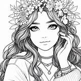 Realistic Girl Coloring Pages At Tankamrynblog Blog sketch template