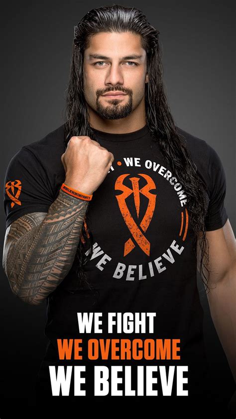 WWE Shop: Roman Reigns: We Fight. We Overcome. We Believe! | Milled