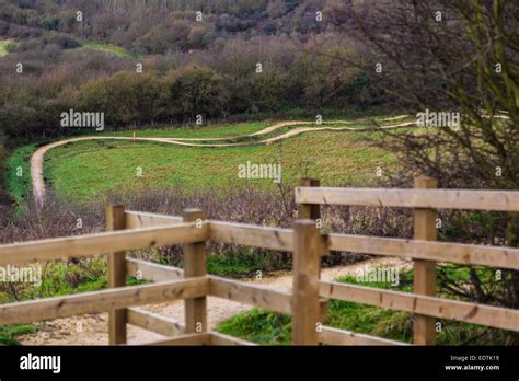 Mountain Bike Course Stock Photo - Alamy