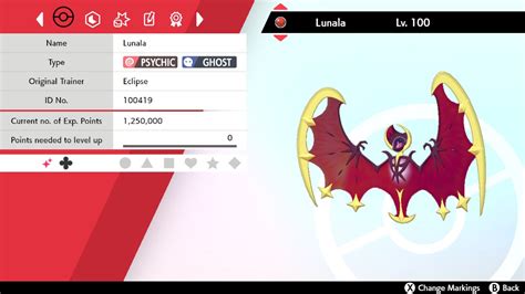 Shiny Lunala Event Eclipse Shiny Pokemon Sword & Shield 6 IVS UNTOUCHED Mystery Gift - Etsy