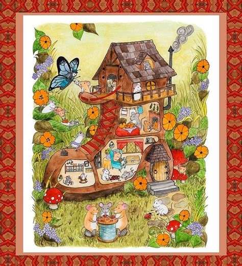 Solve Mouse house jigsaw puzzle online with 121 pieces