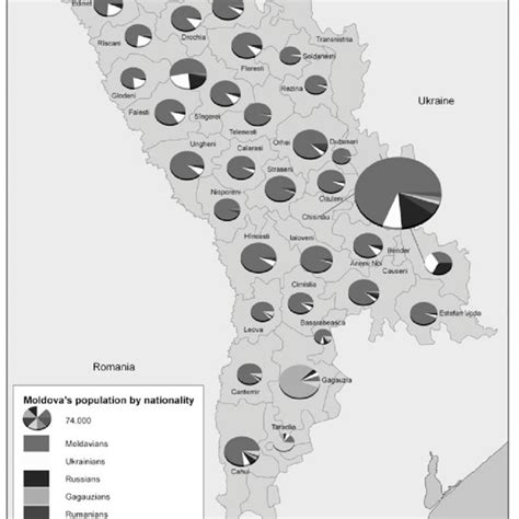 Moldova: population structure (4). Source: census of population, 2004 ...