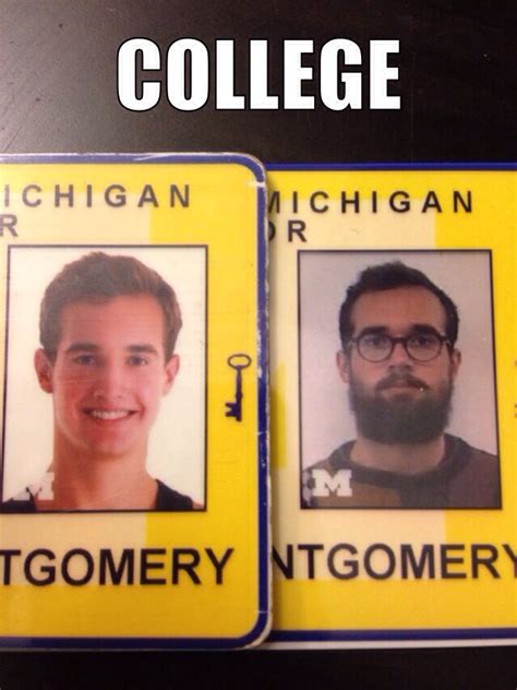 Housemate just replaced his student ID from freshman year. Sent me this ...