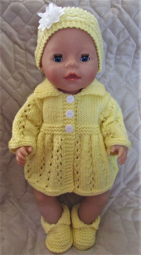 Baby Born Hand Knitted Dolls Clothes | Etsy UK | Knitted dolls, Hand knit doll, Baby doll clothes