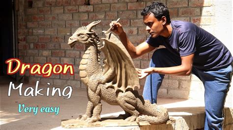 Clay Dragon Sculptures