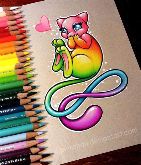 Rainbow Mew by danniichan.deviantart.com on @DeviantArt (With images ...