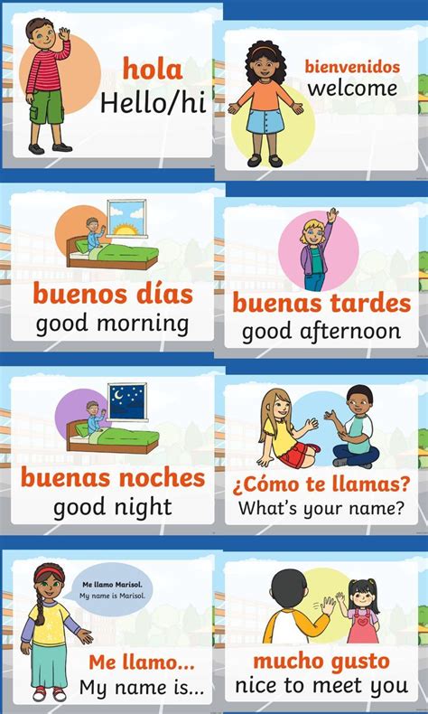 Free spanish greetings ppt activity – Artofit