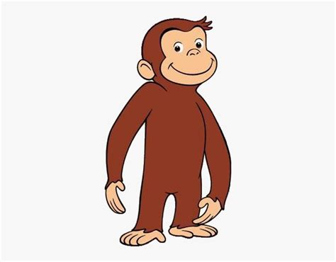 Curious George - Cartoon Monkey Curious George, HD Png Download - kindpng