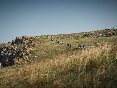 People Hiking on a Cliff · Free Stock Photo