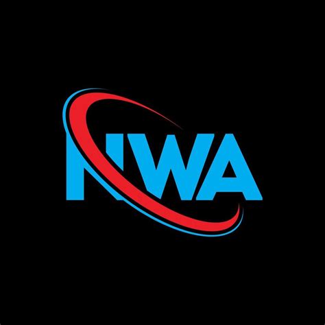 NWA logo. NWA letter. NWA letter logo design. Initials NWA logo linked with circle and uppercase ...