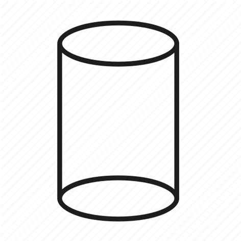 Cylinder, figure, geometry, shape, solid figure, three-dimensional figure icon - Download on ...