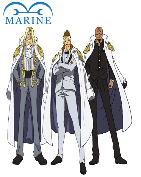 The 3 Admirals- One Piece OCs by Immortal-Wenz | Manga anime one piece, One piece manga, One piece