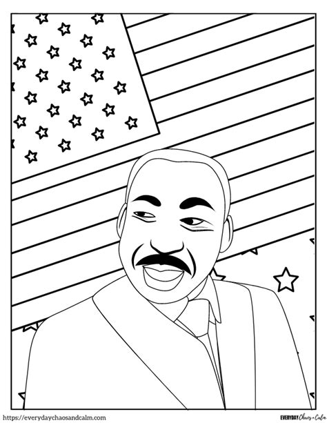 Free Printable Martin Luther King Jr Coloring Sheets