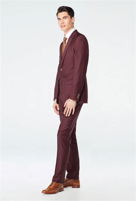 Custom Suits Made For You - Hemsworth Burgundy Suit | INDOCHINO