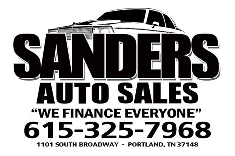 Sanders Auto Sales, LLC