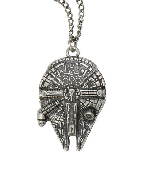 Millennium Falcon necklace at Hot Topic - The Kessel Runway