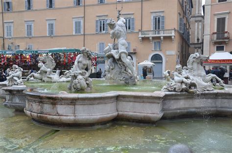 Fountain of Neptune - Piazza Navona, Rome