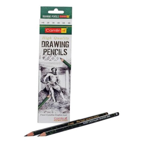 Camlin High Quality Drawing Pencils HB 2B 4B 6B 8B 10B Online ...