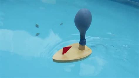 Balloon Powered Boat - YouTube