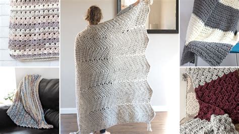 Free Crochet Blanket Patterns for Bulky Yarn - EasyCrochet.com