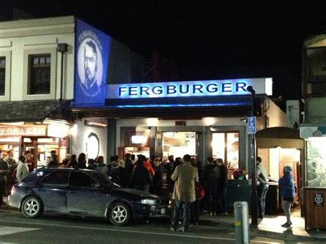 Most popular food outlet in Queenstown, New Zealand - Fergburger, waiting time is often 30 ...